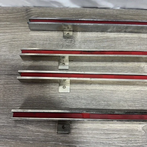Lot Of 4 VTG 24" Magnetic Tool Holder Strip Organizer Rack Garage Shop Storage - Picture 4 of 8